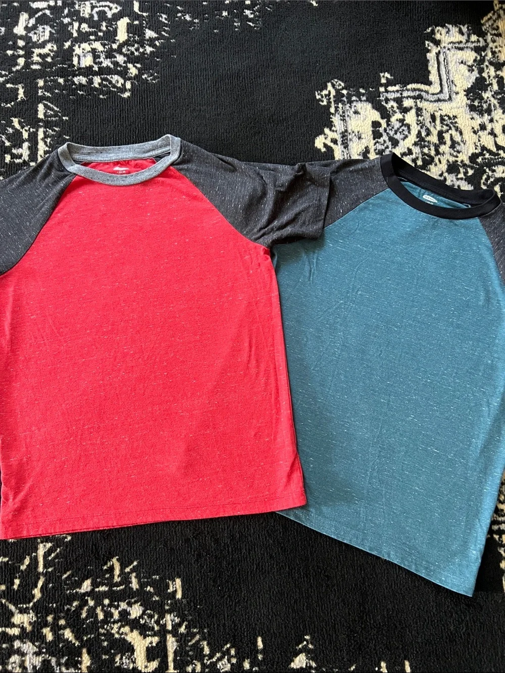 Boys Old Navy raglan style tees